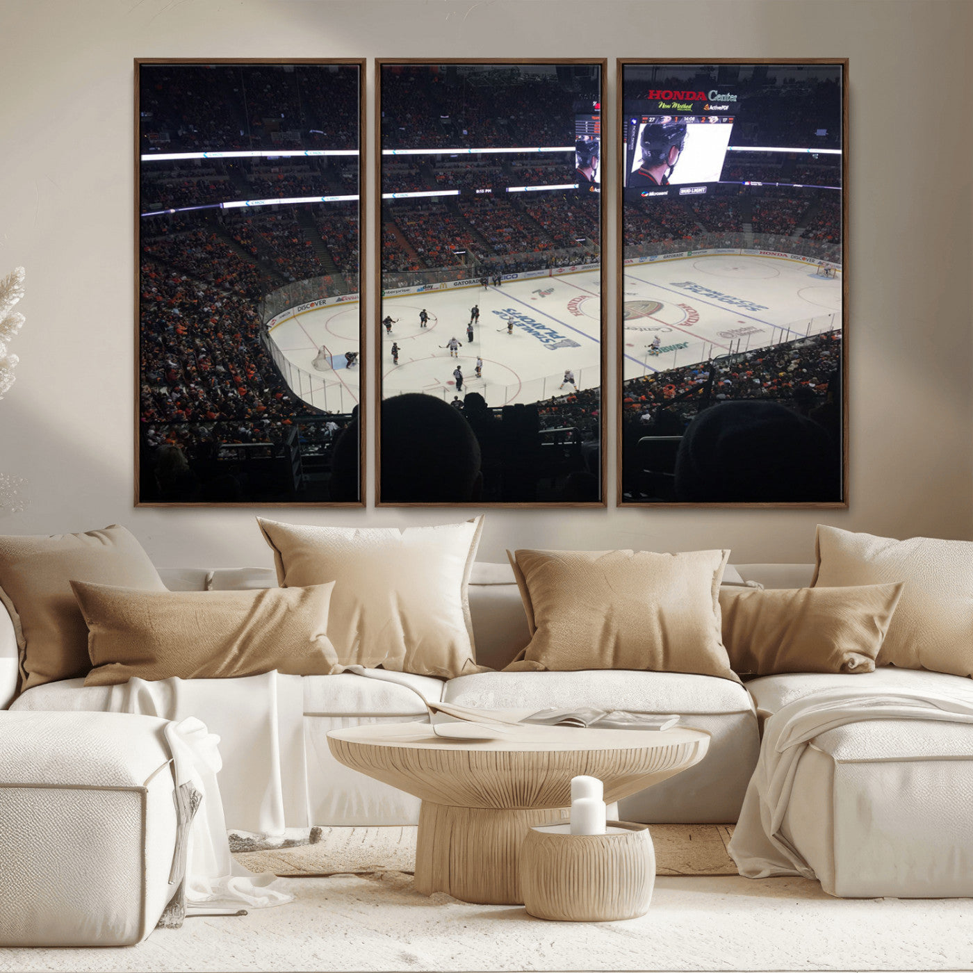 MGV-FC-48X32-3P - Honda Center California Anaheim Ducks Hockey Stadium Wall Art, Honda Center California Stadium Wall