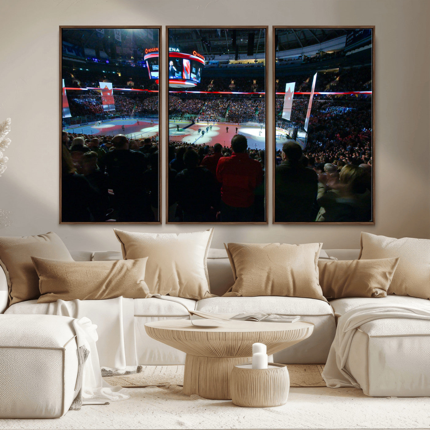 MGV-FC-48X32-3P - Rogers Arena Vancouver Canucks Ice Hockey Stadium Wall Art, Vancouver Canucks Ice Hockey Print