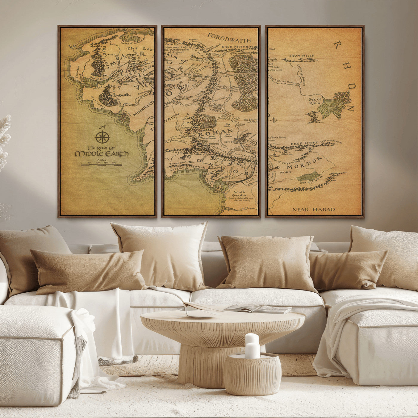 MGV-FC-48X32-3P - Push Pin World Map Canvas Print – Framed Wall Art for Couples to Track Their Travels – Anniversary