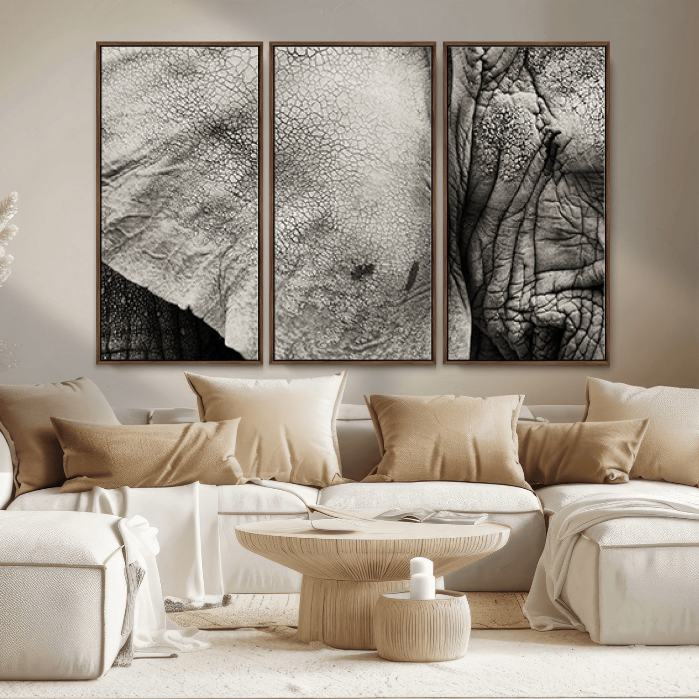 MGV-FC-48X32-3P - Elephant Wall Art Canvas Print