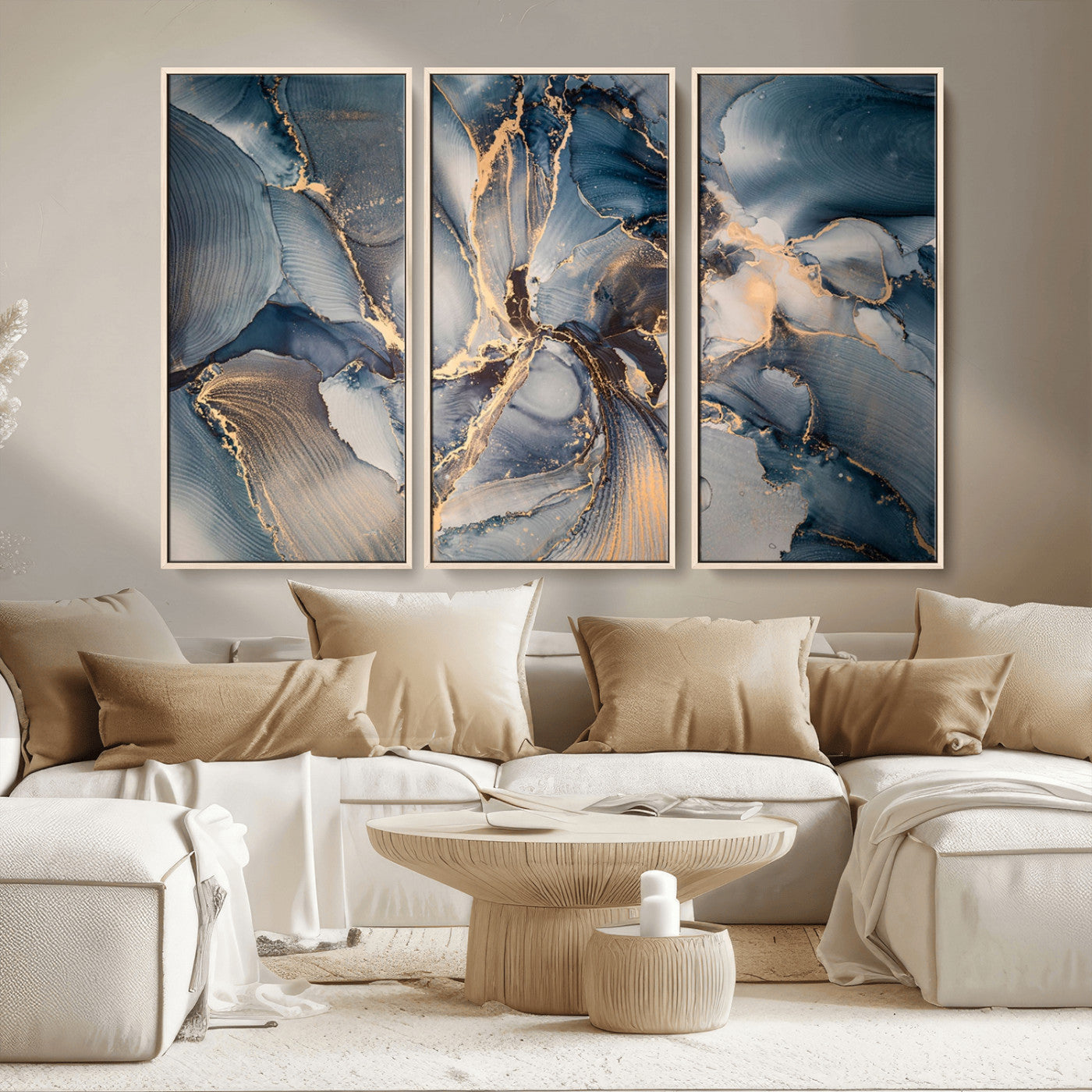 MGV-FC-48X32-3P - Abstract Wall Art Canvas Print for Modern Home Decor