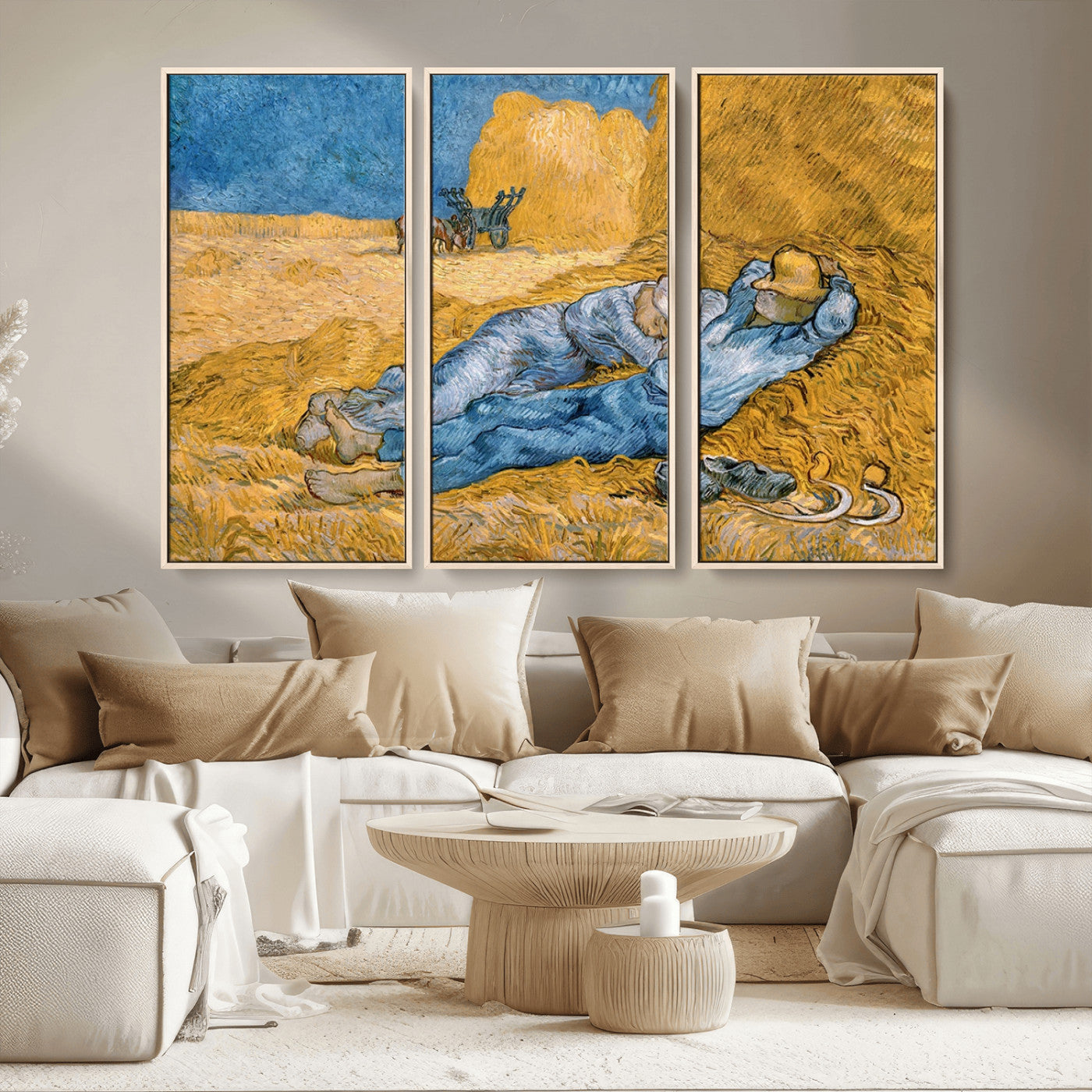 MGV-FC-48X32-3P - Master Artist Vincent Van Gogh Nature Wilderness Illustrs Fine Art Canvas Print