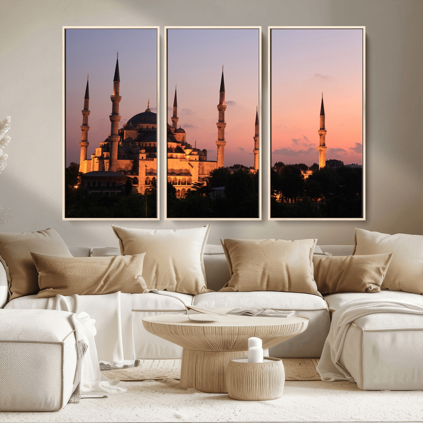 MGV-FC-48X32-3P - Wall Art Turkey Istanbul Skyline Canvas Print