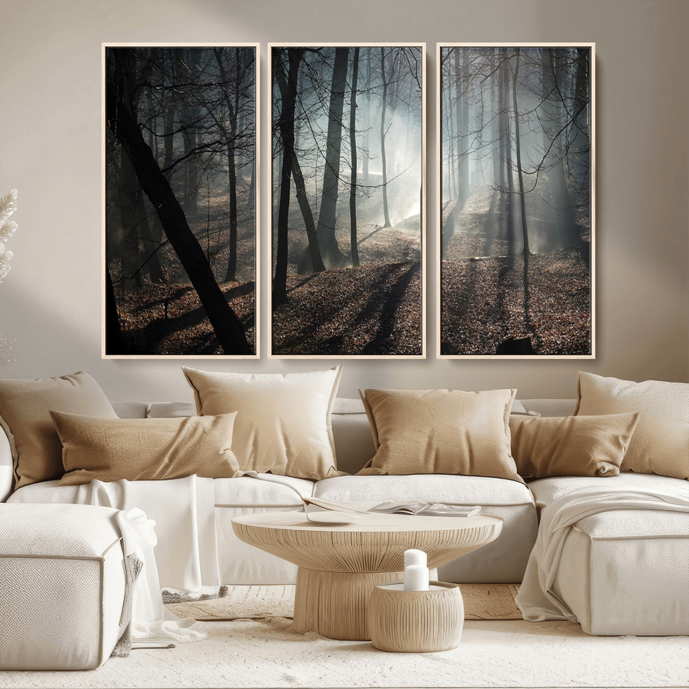 MGV-FC-48X32-3P - Dark Family and Tree Wall Art Canvas Print