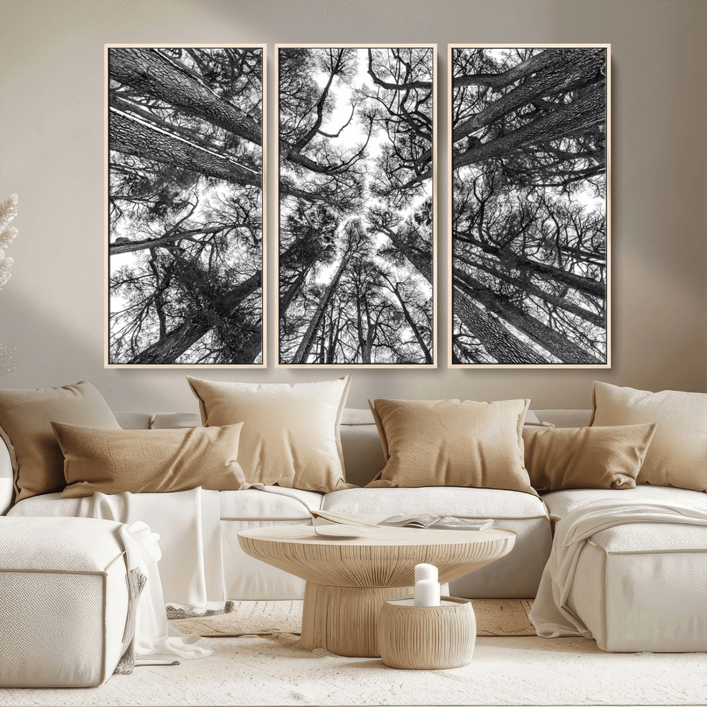 MGV-FC-48X32-3P - Trees Contemporary Art Canvas Print