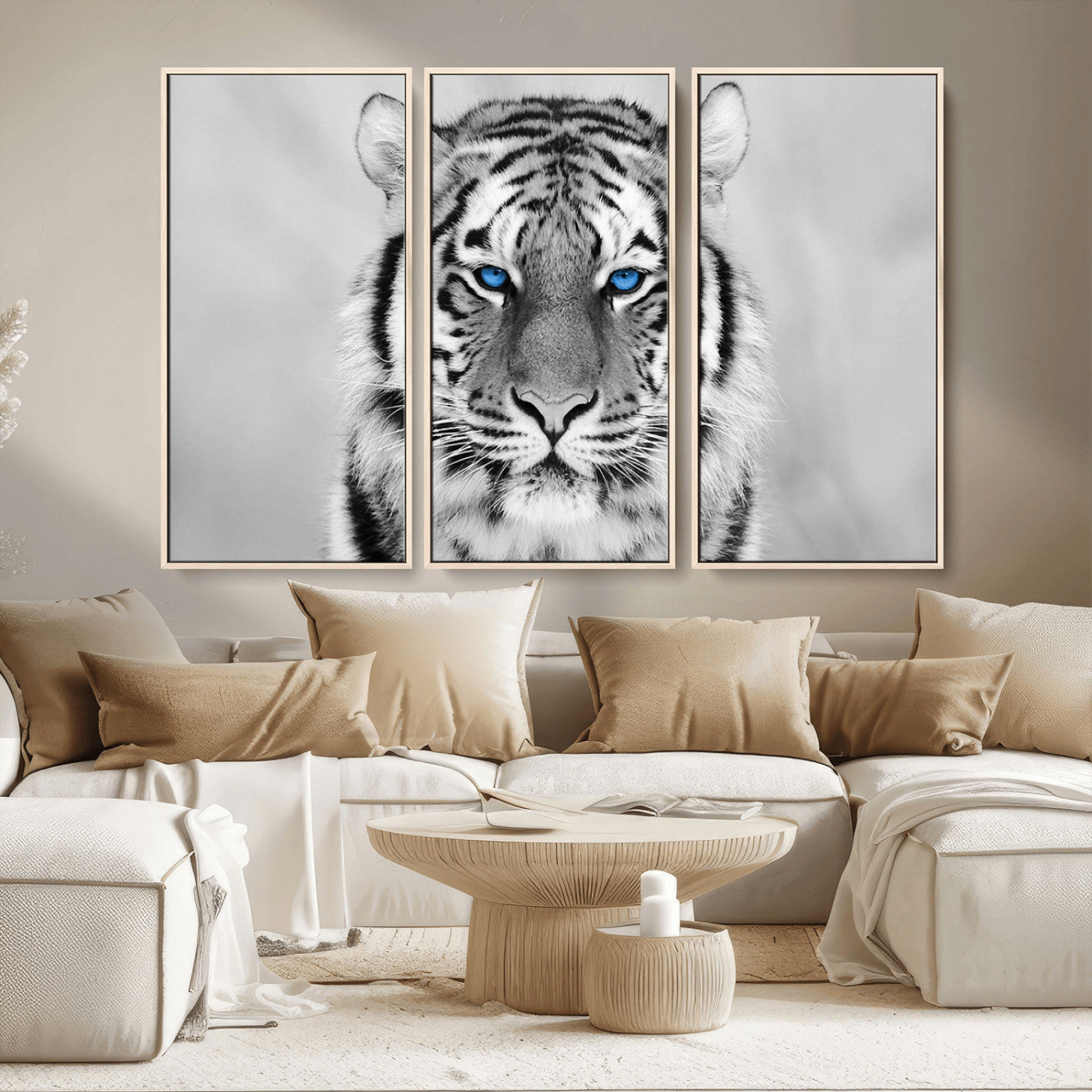 MGV-FC-48X32-3P - Tiger Canvas Artwork Wall Art Print