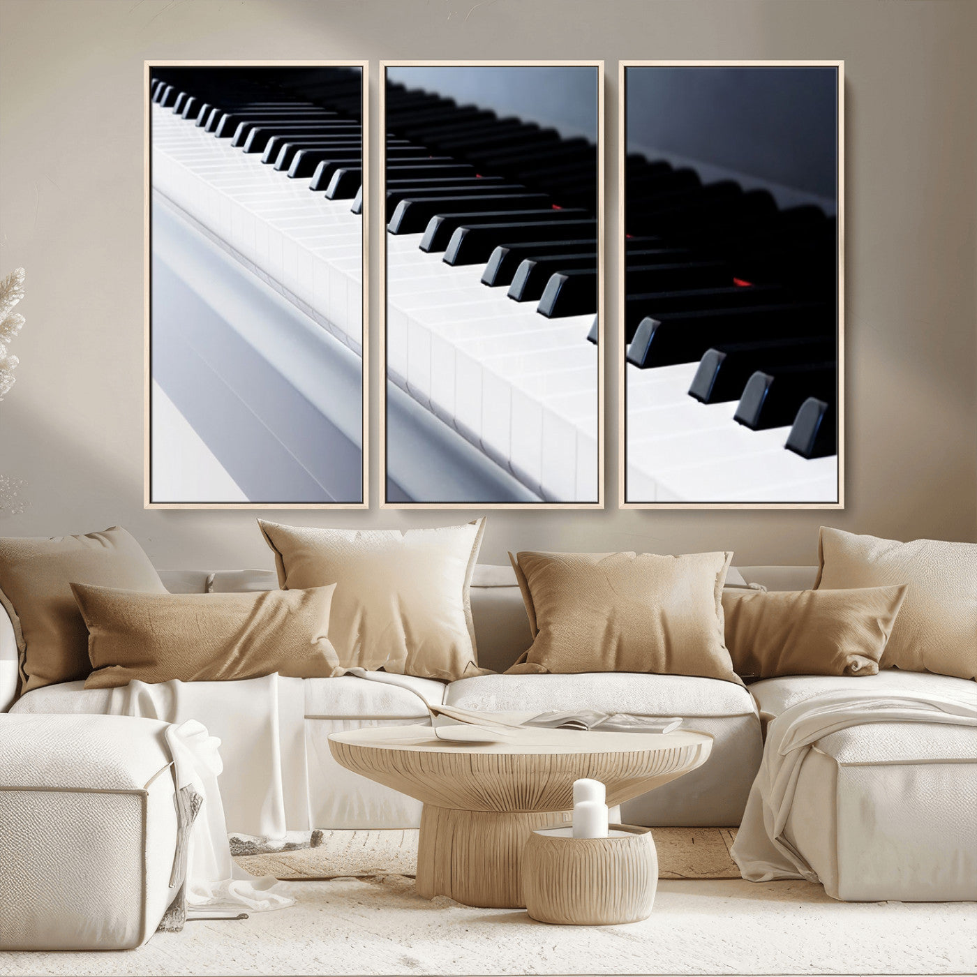 MGV-FC-48X32-3P - Piano Artwork Canvas Wall Art Print