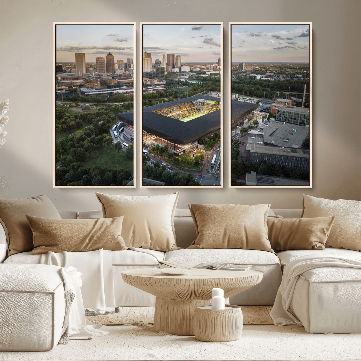 MGV-FC-48X32-3P - Columbus Crew Soccer Team Print - Columbus Crew Stadium Wall Art, Columbus Crew Soccer Wall Art