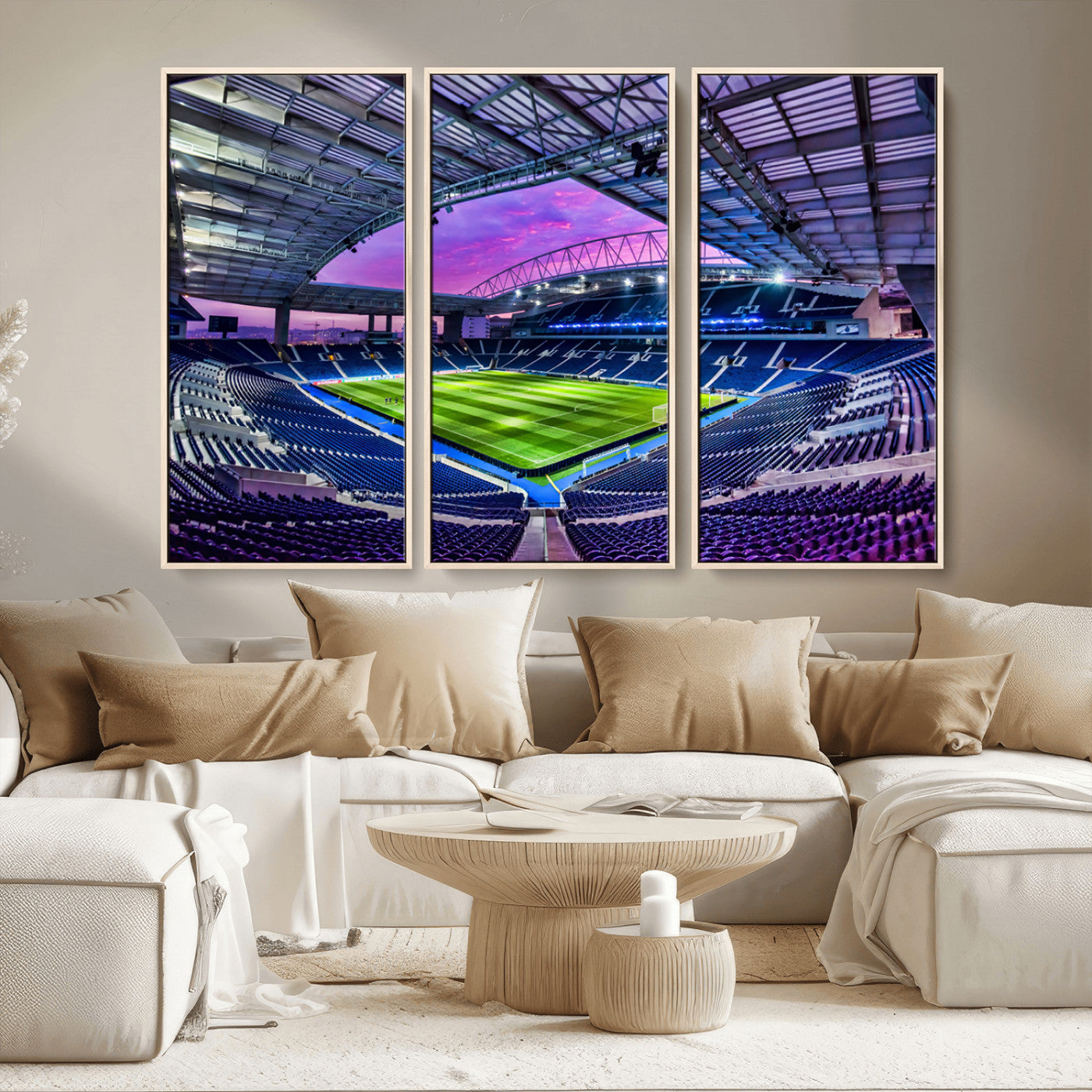 MGV-FC-48X32-3P - FC Porto Soccer Team Print Canvas- Dragon Stadium Wall Art Canvas Print