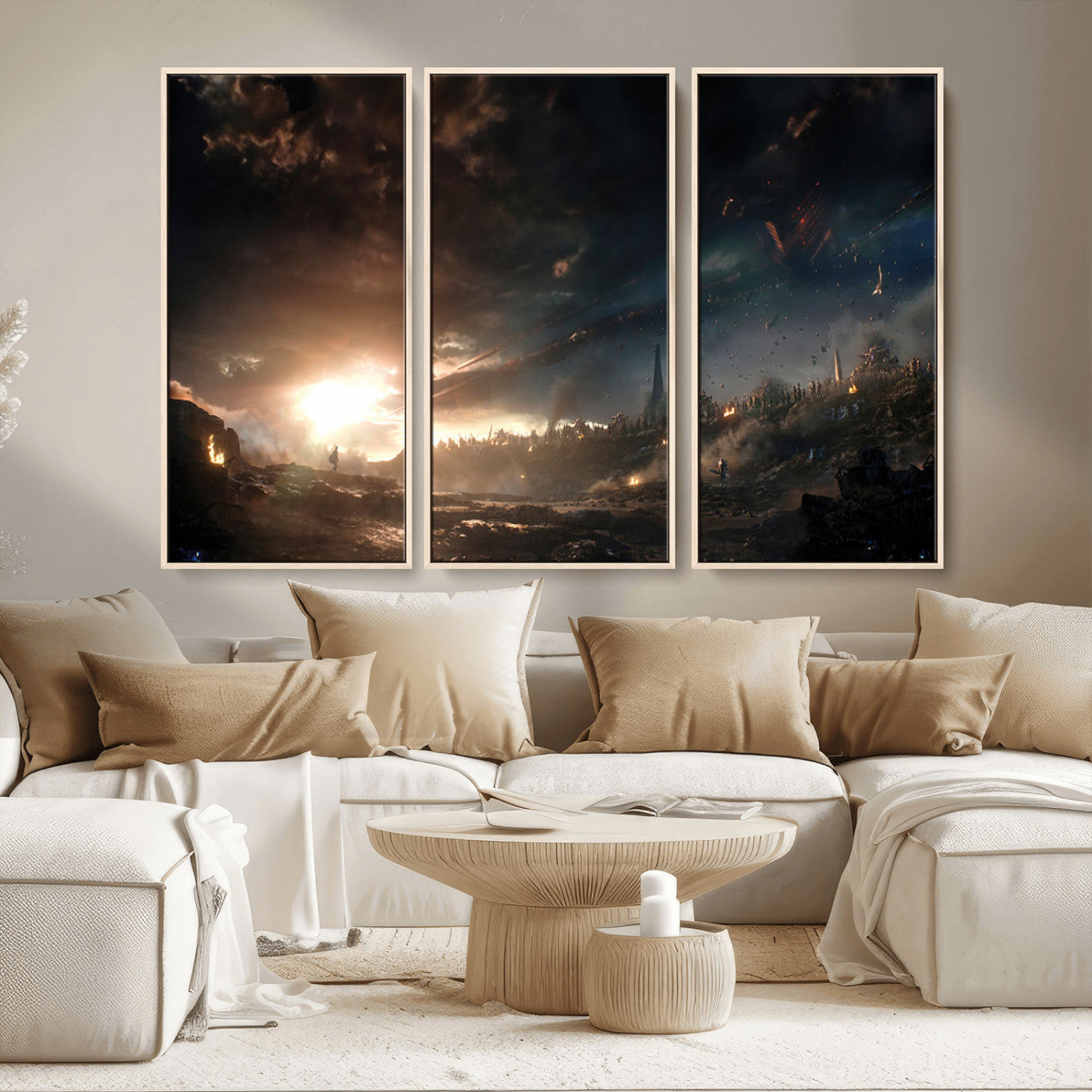 MGV-FC-48X32-3P - Avengers Planet Wall Art Canvas Print