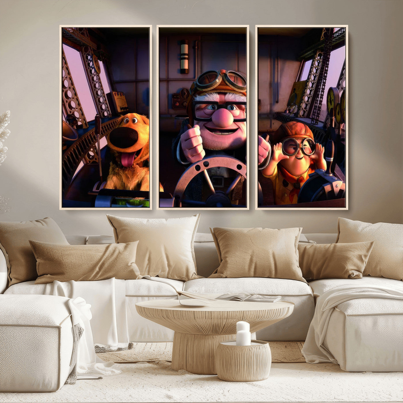 MGV-FC-48X32-3P - Carl Russel And Dog, Movie Up Poster, Movie Up Wall Art, Movie Up Poster Print, Carl
