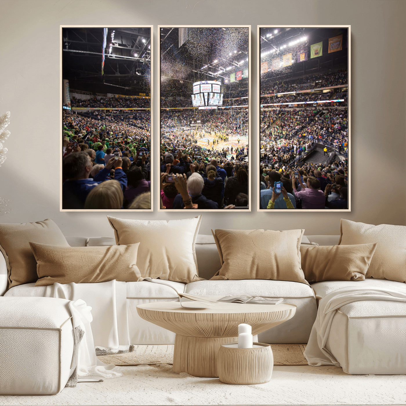 MGV-FC-48X32-3P - Bridgestone Arena Wall Art Canvas | Nashville Predators Hockey Team Print | Canvas Print | Ready to