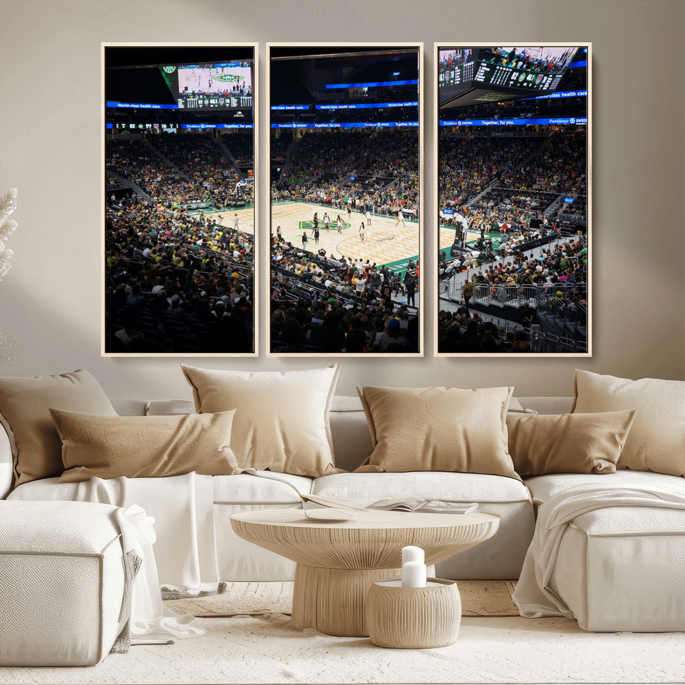 MGV-FC-48X32-3P - Climate Pledge Arena | Washington Seattle Kraken Hockey Stadium Wall Art | Canvas Print | Ready to