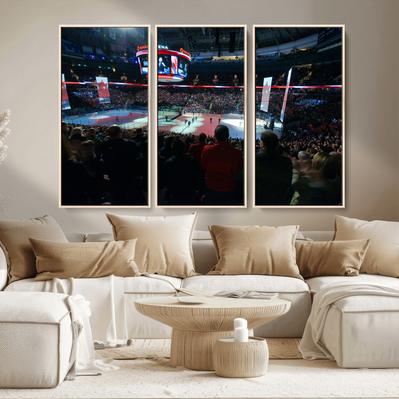 MGV-FC-48X32-3P - Rogers Arena Vancouver Canucks Ice Hockey Stadium Wall Art, Vancouver Canucks Ice Hockey Print