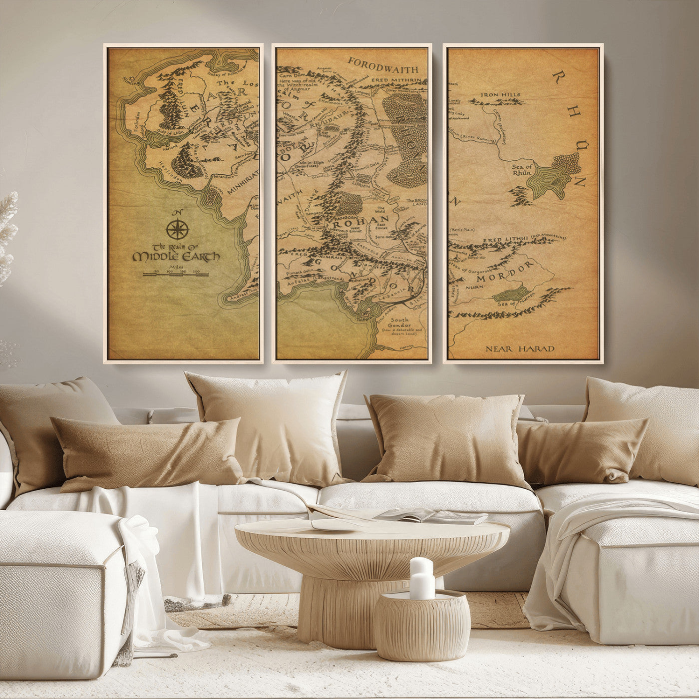 MGV-FC-48X32-3P - Push Pin World Map Canvas Print – Framed Wall Art for Couples to Track Their Travels – Anniversary