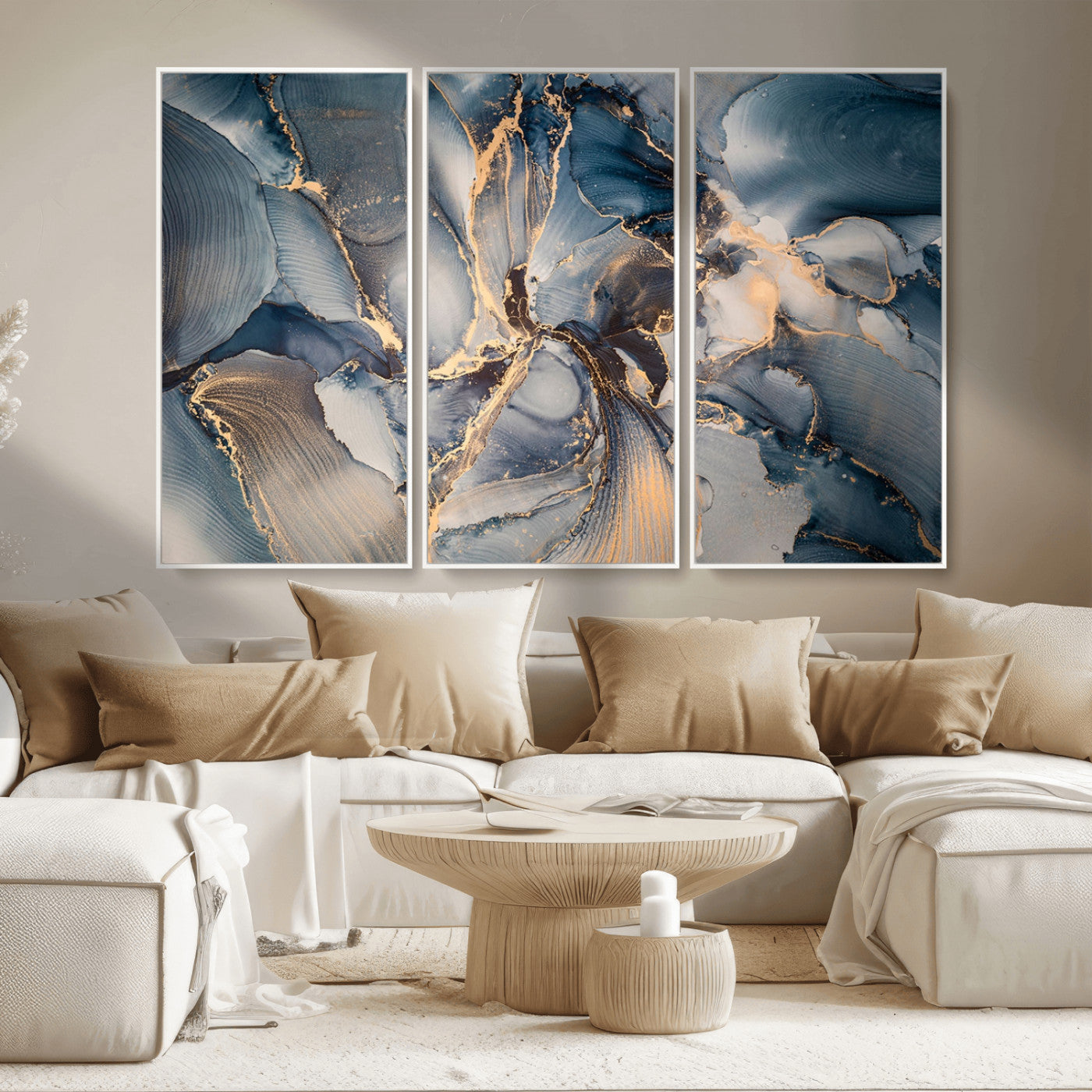MGV-FC-48X32-3P - Abstract Wall Art Canvas Print for Modern Home Decor