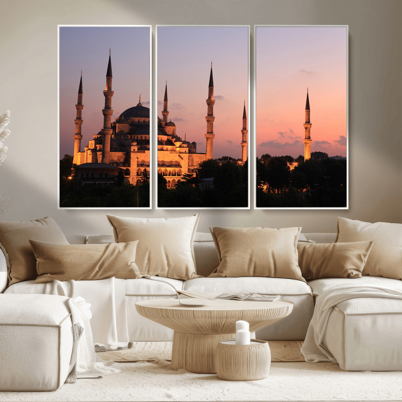MGV-FC-48X32-3P - Wall Art Turkey Istanbul Skyline Canvas Print