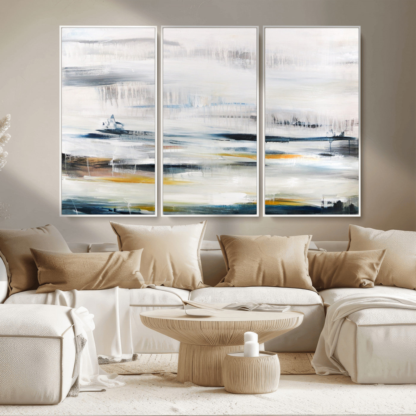74932-MGV-CV-36X24-Soft Color Abstract Canvas Print