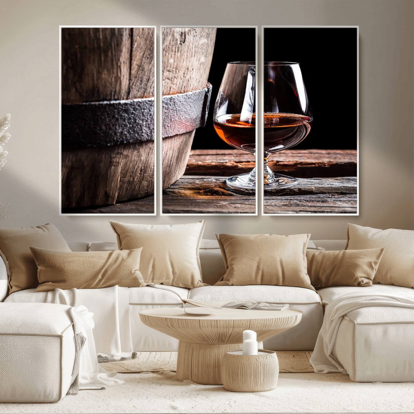 MGV-FC-48X32-3P - Scots Whiskey Wall Art Canvas Print