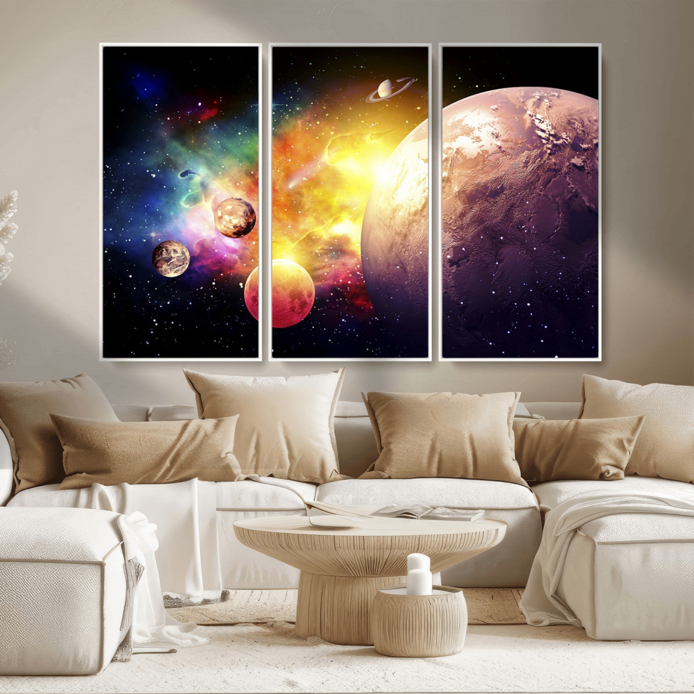 MGV-FC-48X32-3P - Space and Galaxy Canvas Print