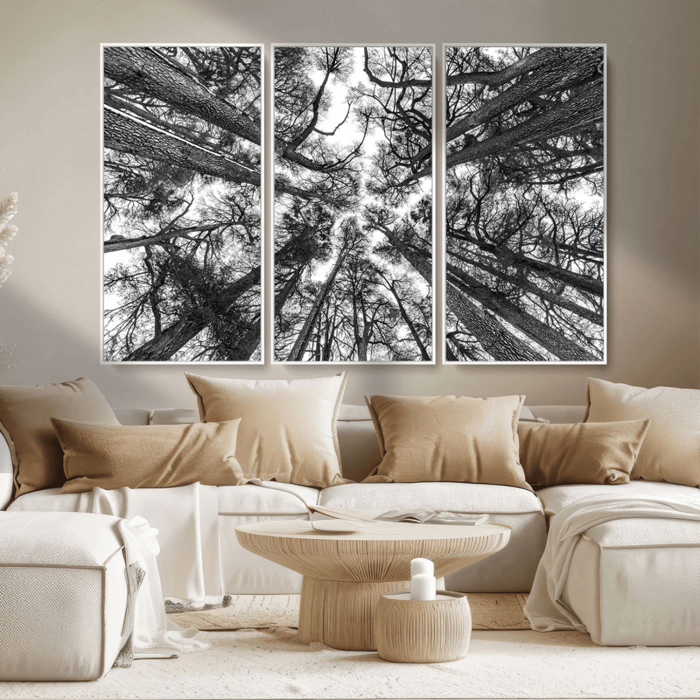 MGV-FC-48X32-3P - Trees Contemporary Art Canvas Print