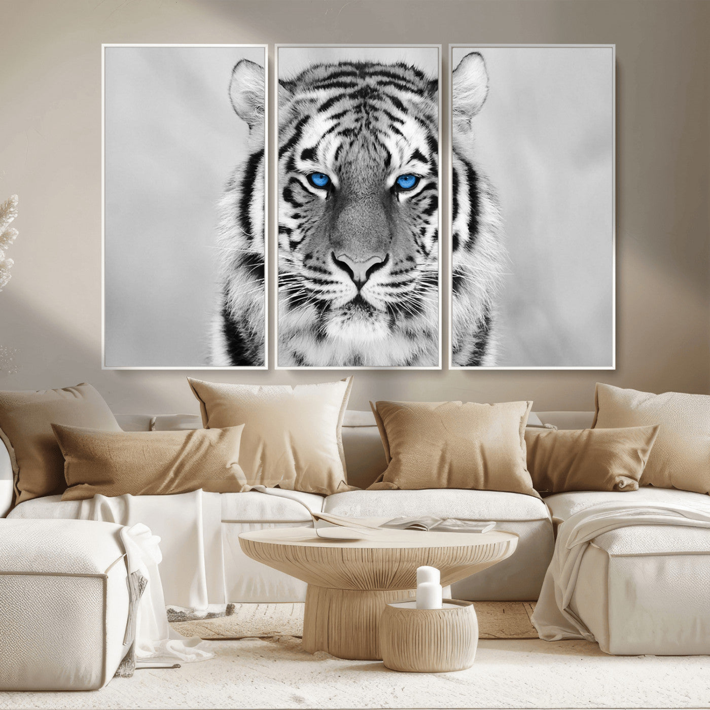MGV-FC-48X32-3P - Tiger Canvas Artwork Wall Art Print