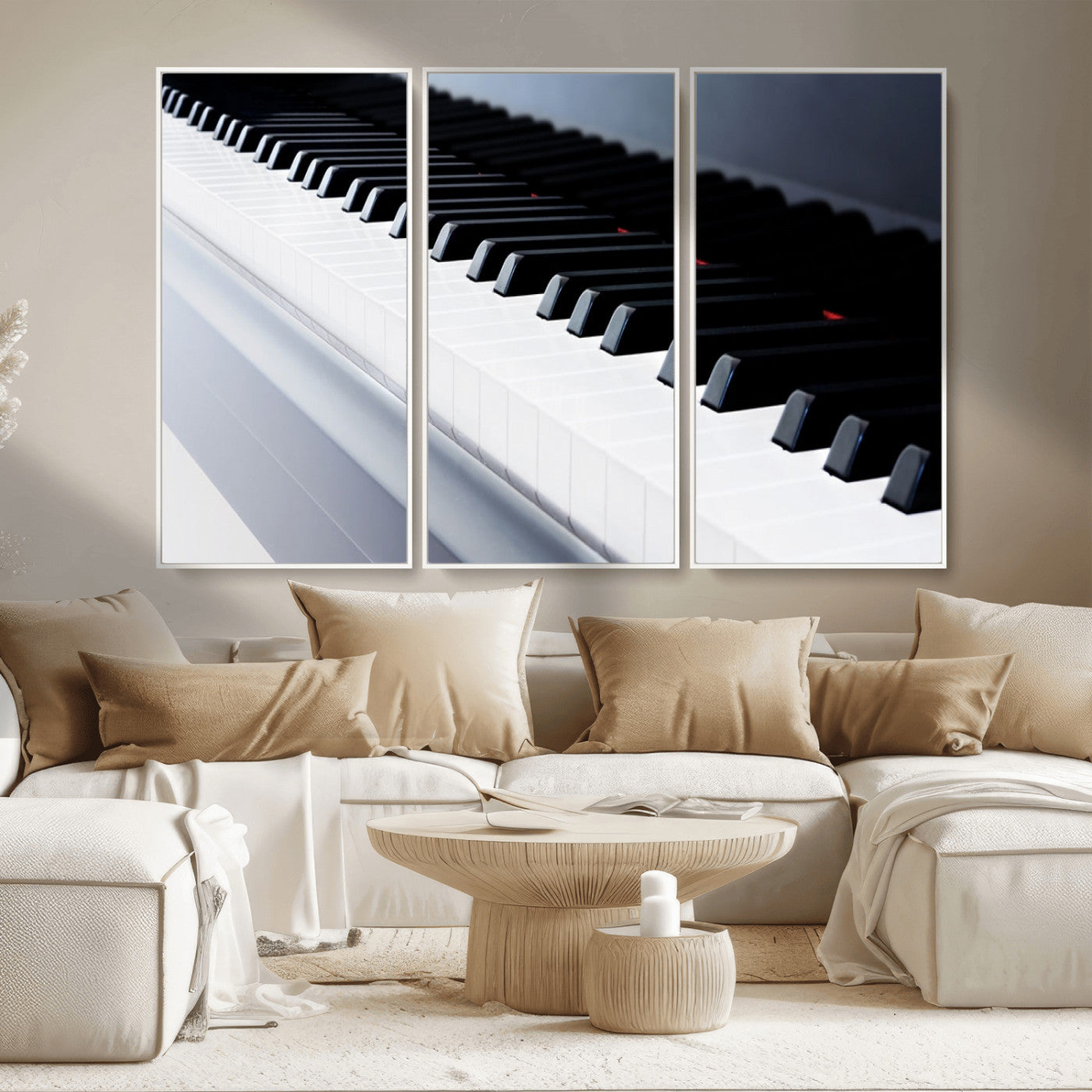 MGV-FC-48X32-3P - Piano Artwork Canvas Wall Art Print