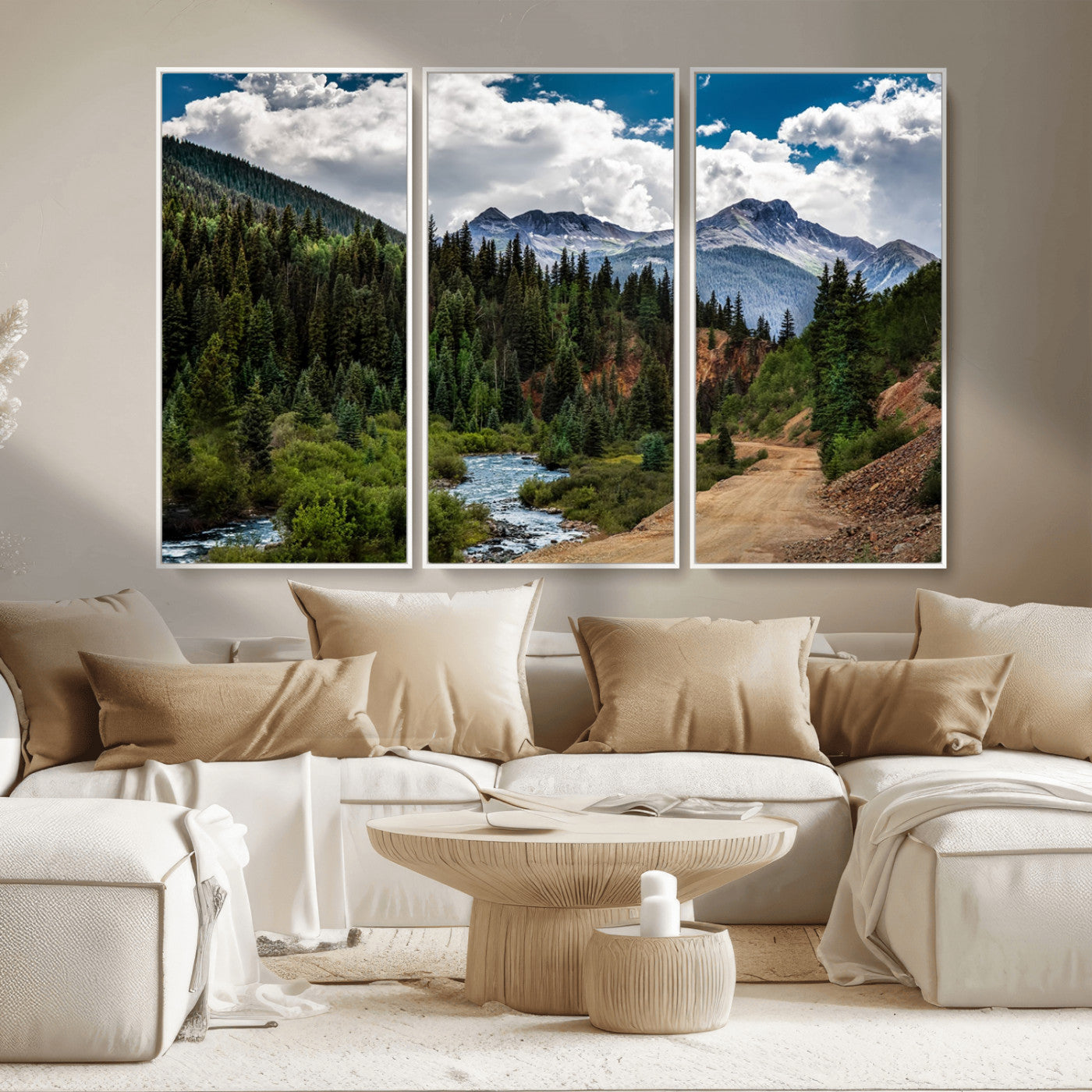 MGV-FC-48X32-3P - San Juan Nal Forest Wall Art Landscape Canvas Print