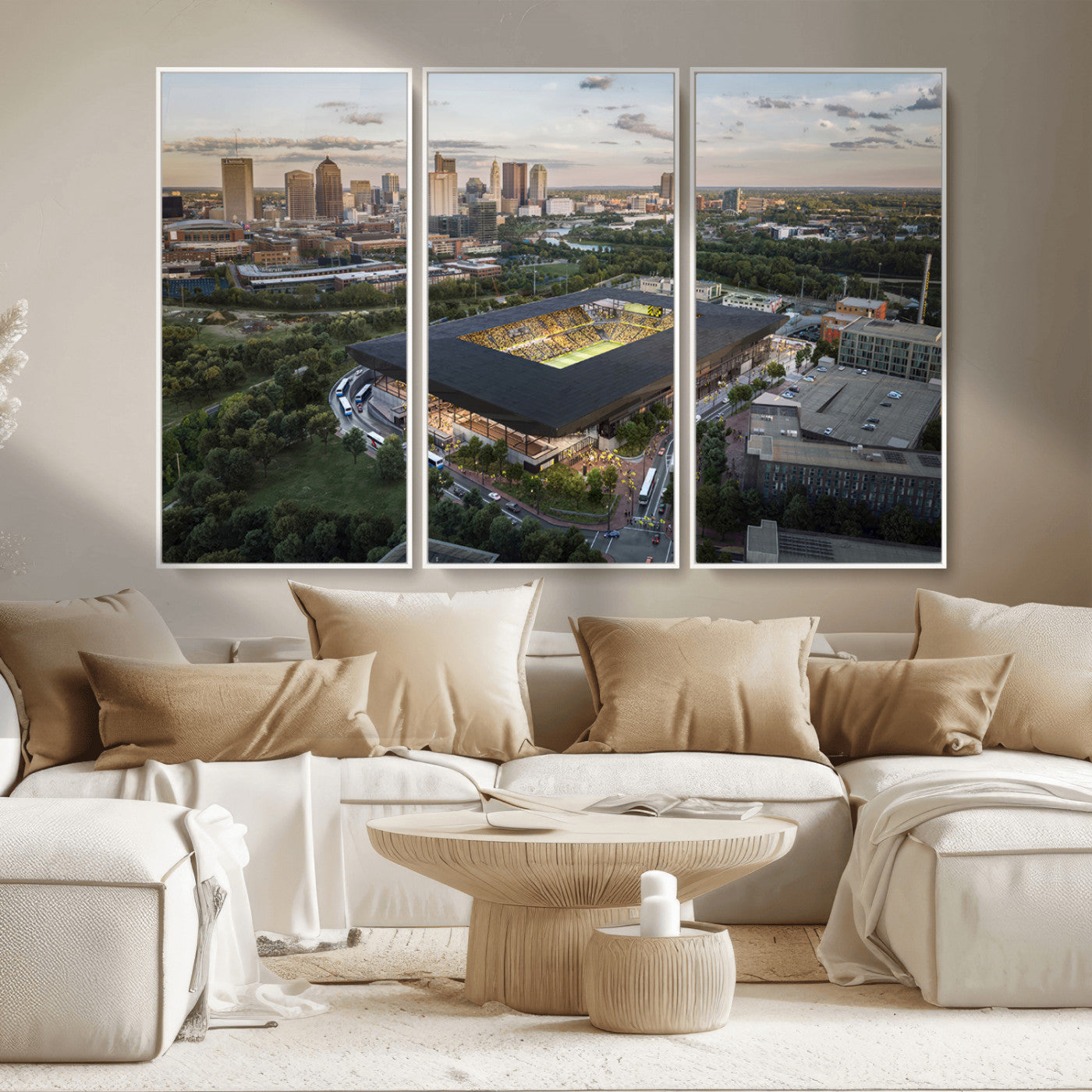 MGV-FC-48X32-3P - Columbus Crew Soccer Team Print - Columbus Crew Stadium Wall Art, Columbus Crew Soccer Wall Art