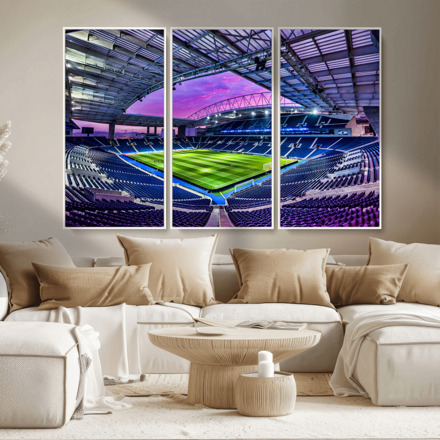 MGV-FC-48X32-3P - FC Porto Soccer Team Print Canvas- Dragon Stadium Wall Art Canvas Print