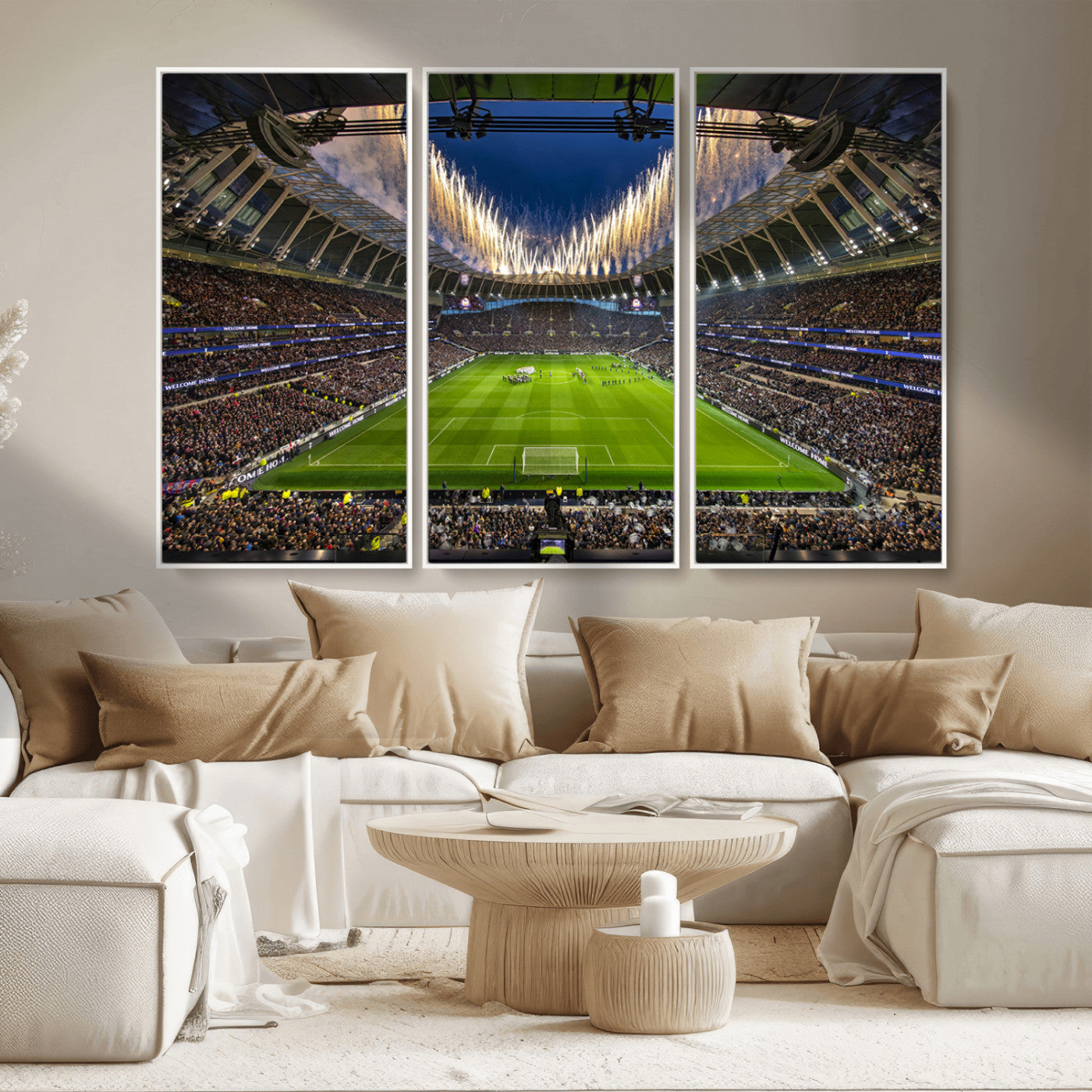 MGV-FC-48X32-3P - Tottenham Hotspur Football Team Print - London Tottenham Hotspur Stadium Wall Art Canvas Print