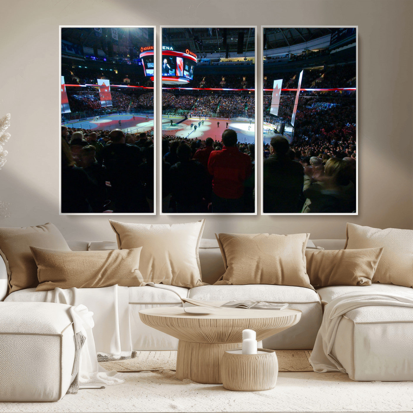 MGV-FC-48X32-3P - Rogers Arena Vancouver Canucks Ice Hockey Stadium Wall Art, Vancouver Canucks Ice Hockey Print