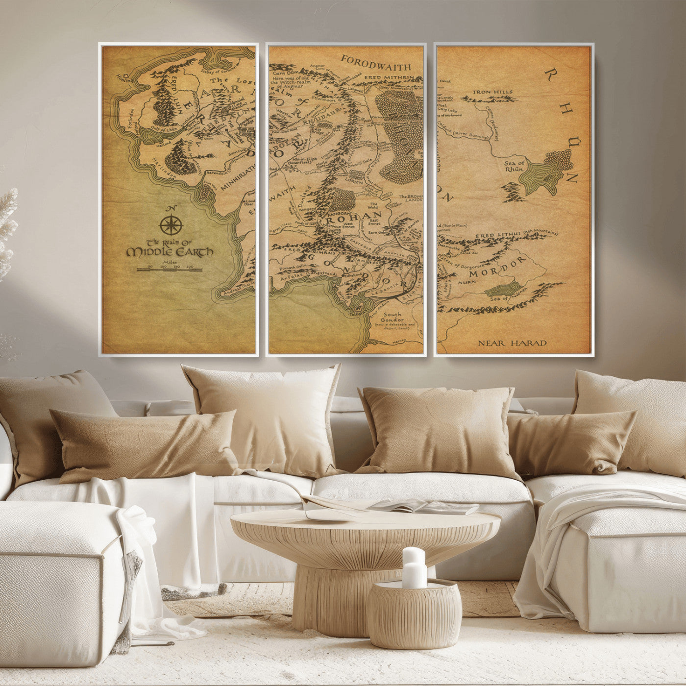 MGV-FC-48X32-3P - Push Pin World Map Canvas Print – Framed Wall Art for Couples to Track Their Travels – Anniversary