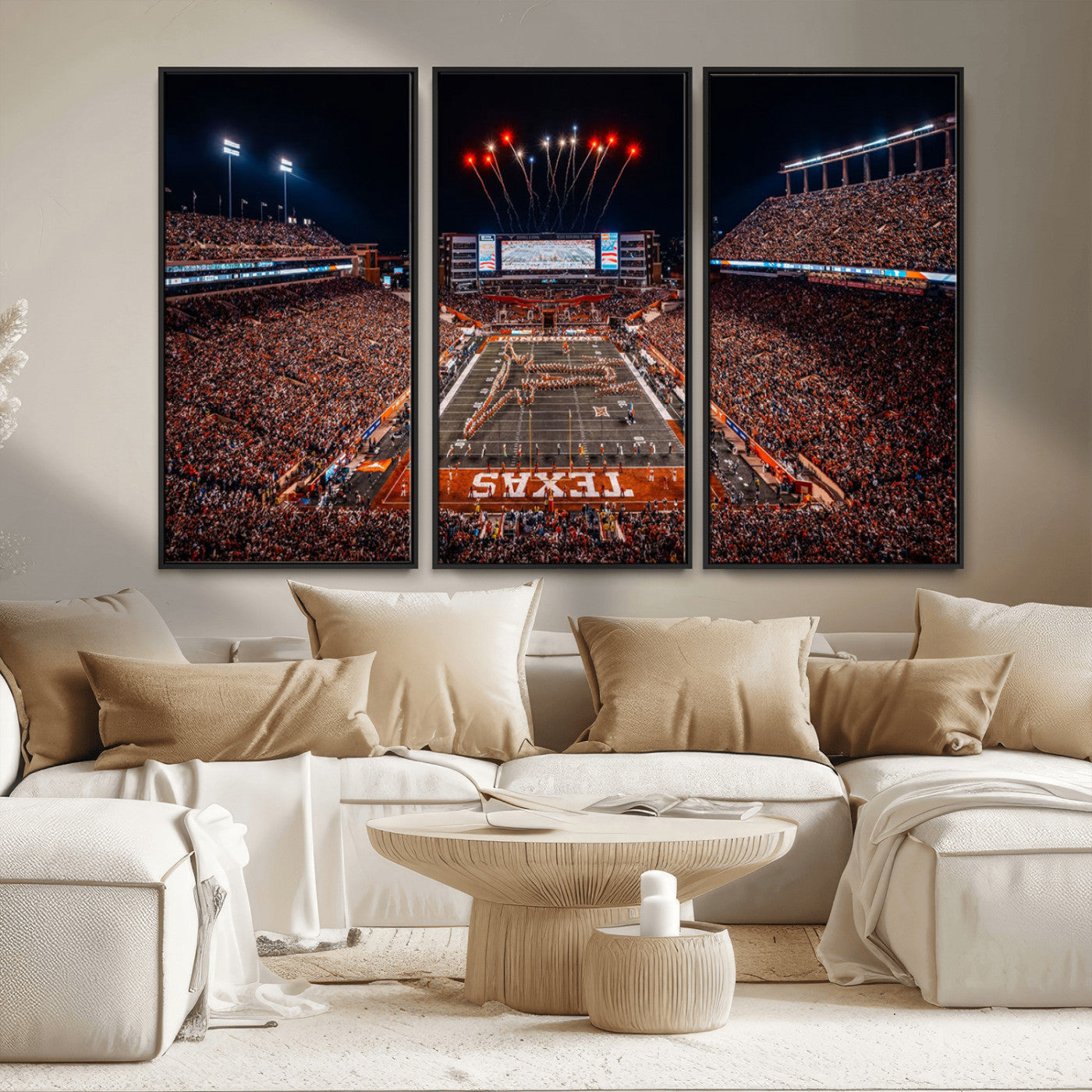 MGV-FC-48X32-3P - Texas Memorial Stadium Wall Art Canvas Print