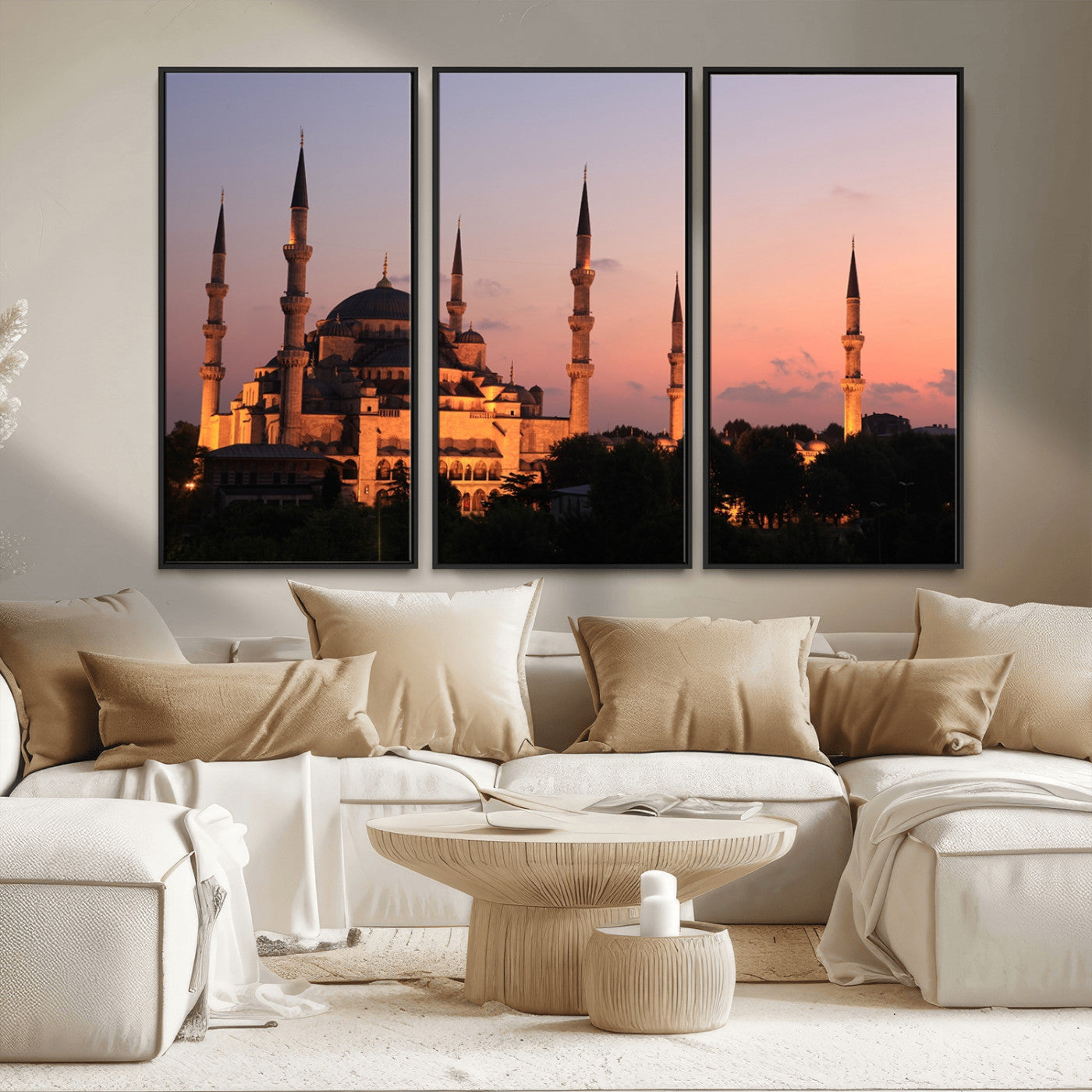 MGV-FC-48X32-3P - Wall Art Turkey Istanbul Skyline Canvas Print