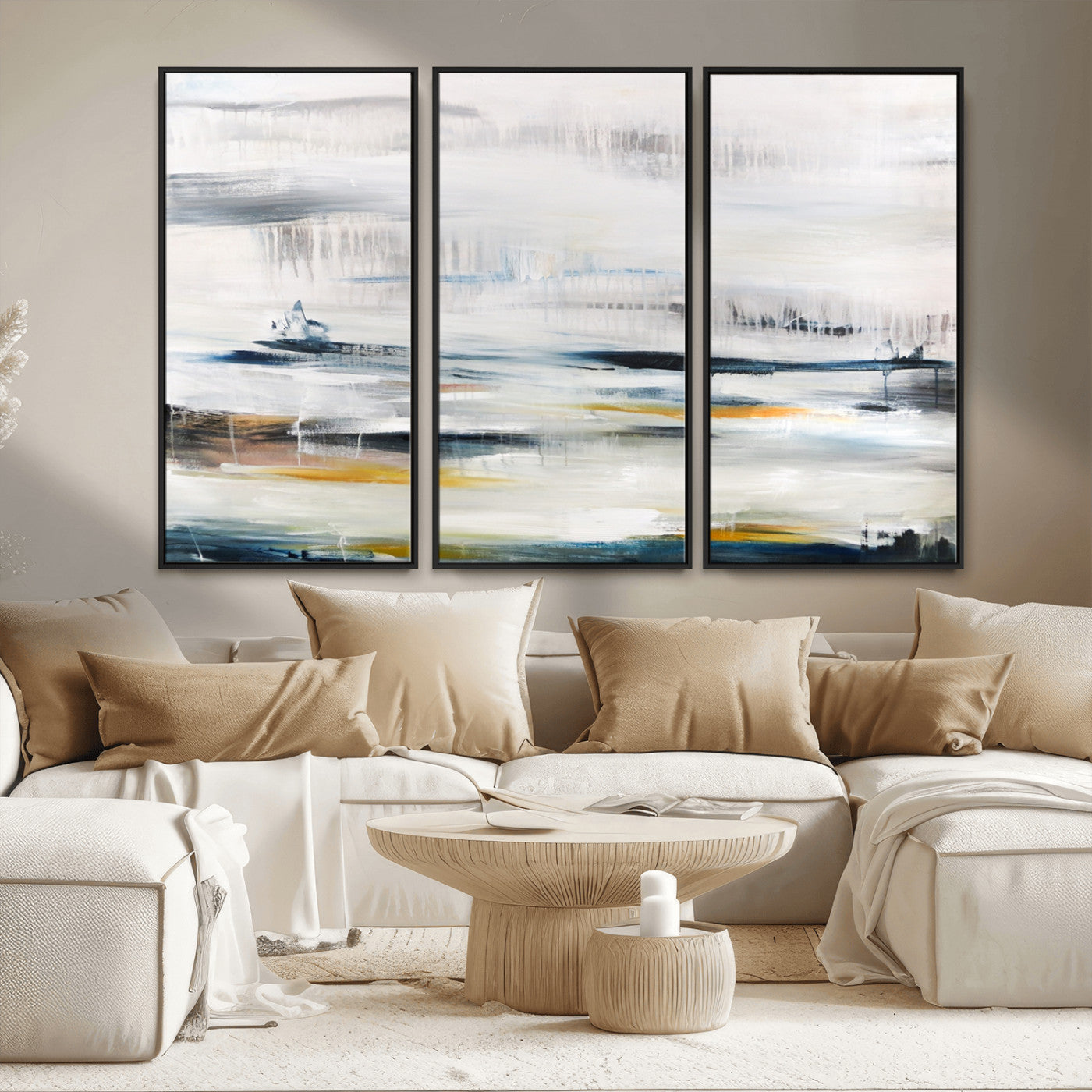 74932-MGV-CV-36X24-Soft Color Abstract Canvas Print