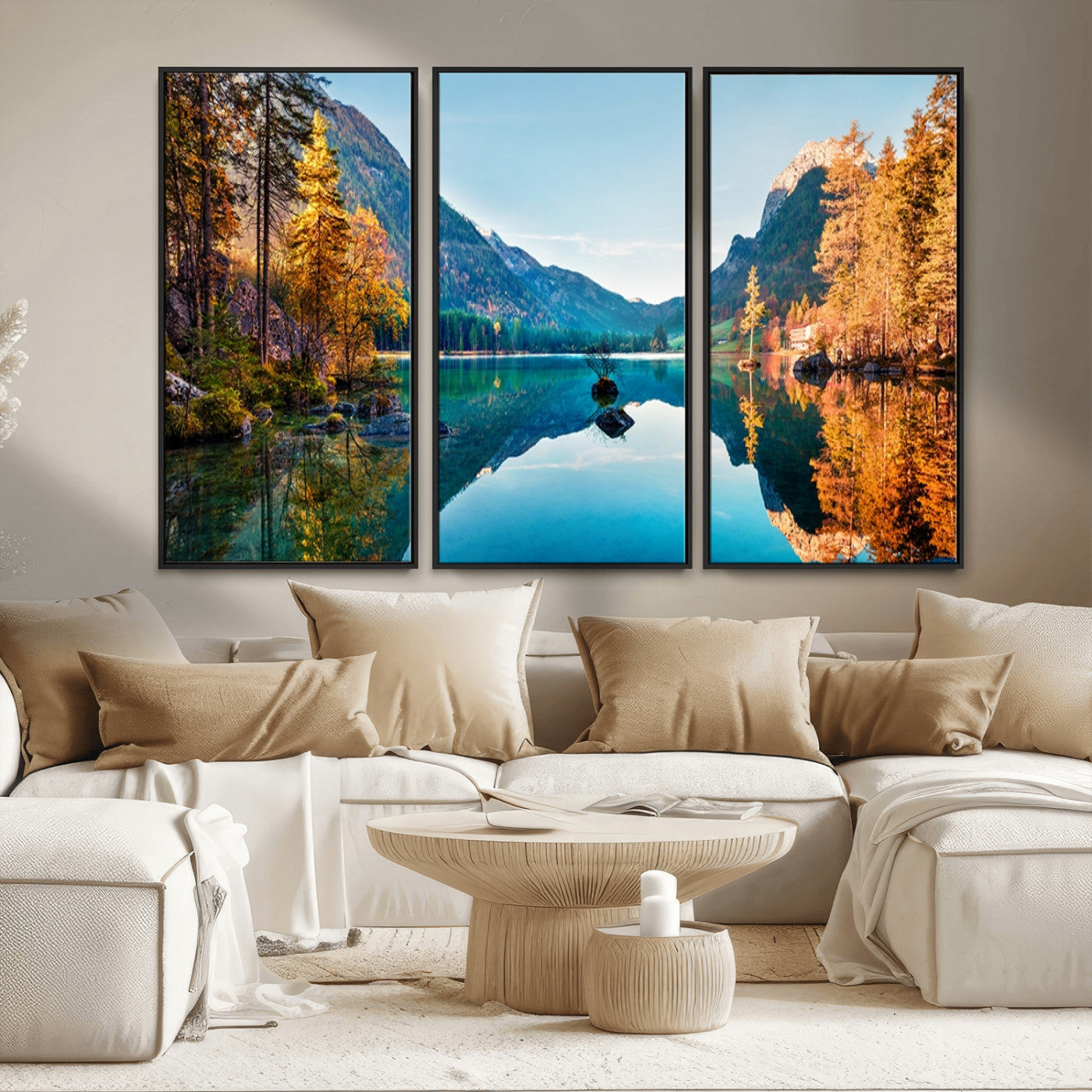 MGV-FC-48X32-3P - Fantastic Autumn Panorama Wall Art Canvas Print