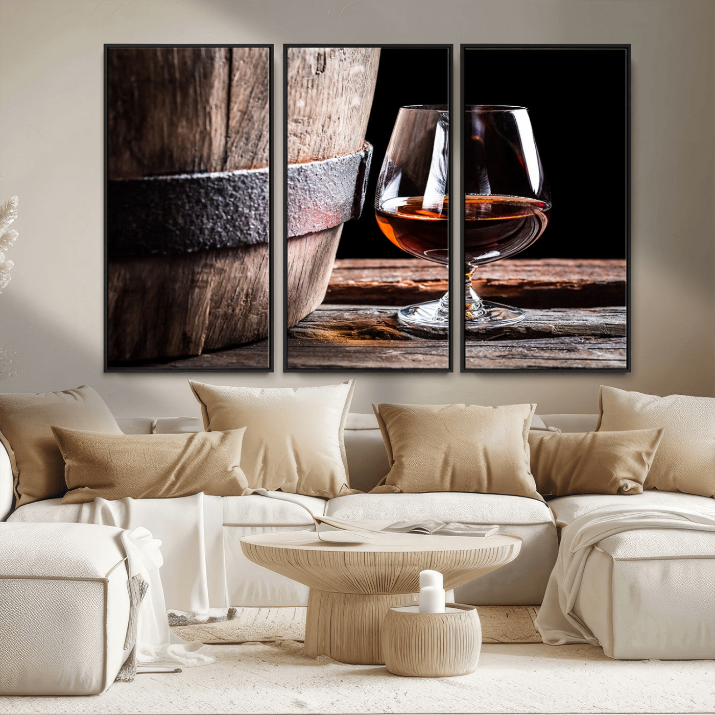 MGV-FC-48X32-3P - Scots Whiskey Wall Art Canvas Print