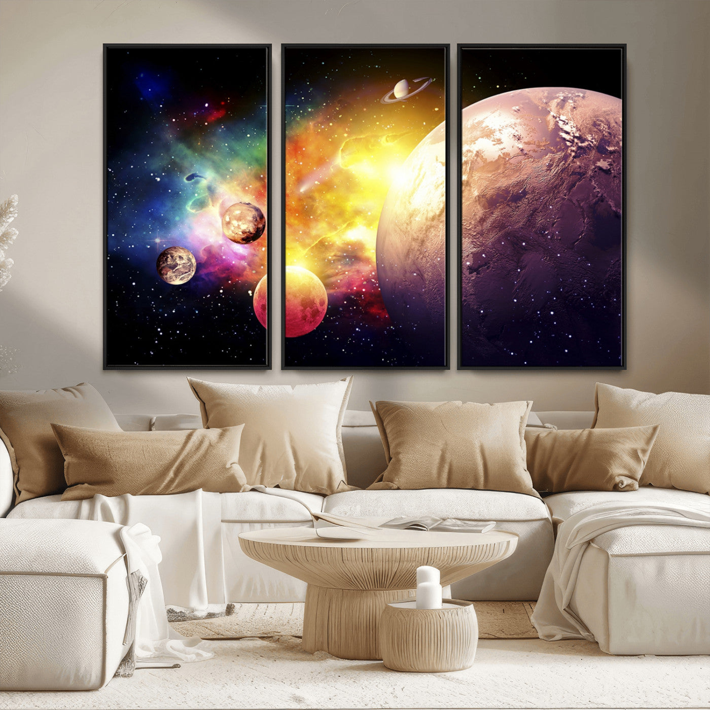 MGV-FC-48X32-3P - Space and Galaxy Canvas Print