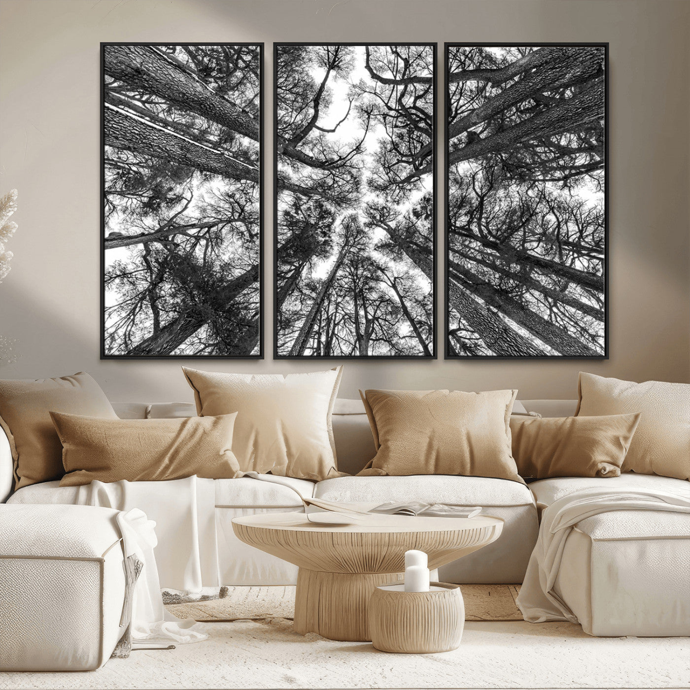 MGV-FC-48X32-3P - Trees Contemporary Art Canvas Print
