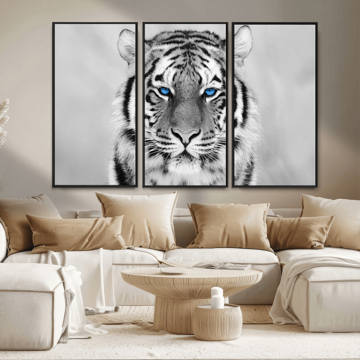 MGV-FC-48X32-3P - Tiger Canvas Artwork Wall Art Print