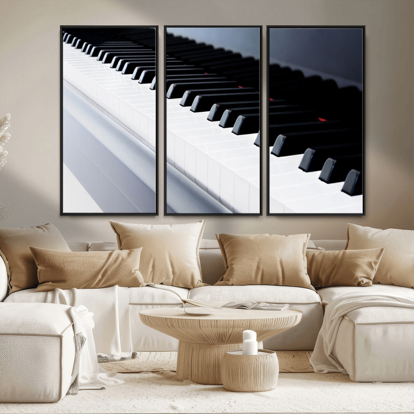 MGV-FC-48X32-3P - Piano Artwork Canvas Wall Art Print