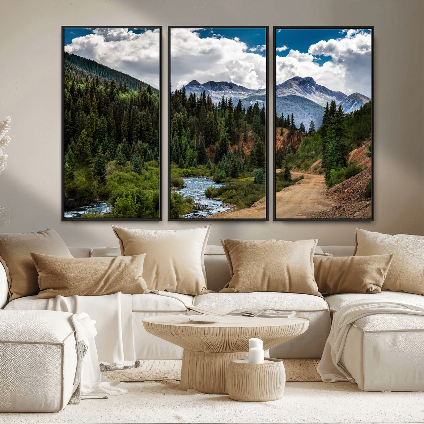 MGV-FC-48X32-3P - San Juan Nal Forest Wall Art Landscape Canvas Print
