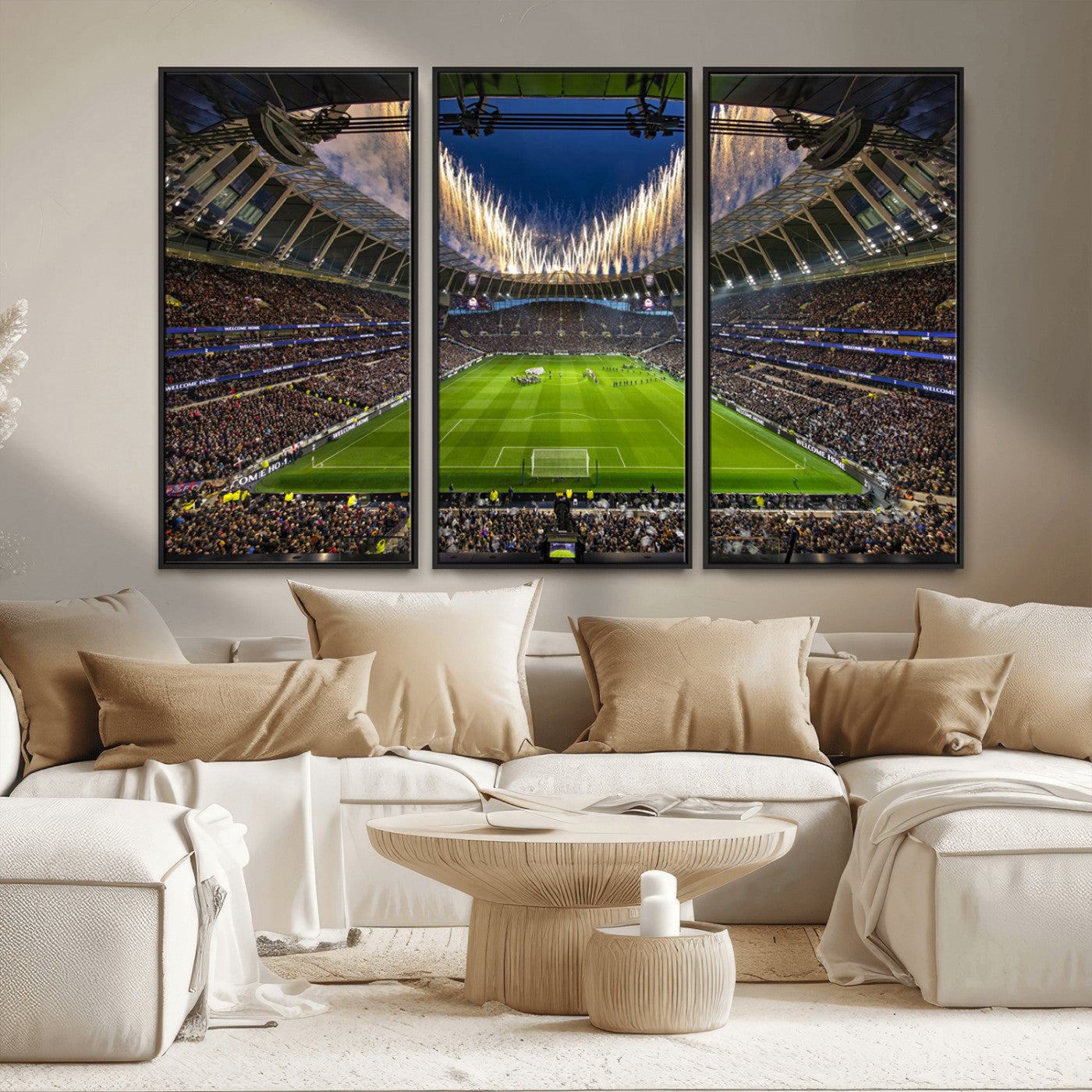 MGV-FC-48X32-3P - Tottenham Hotspur Football Team Print - London Tottenham Hotspur Stadium Wall Art Canvas Print