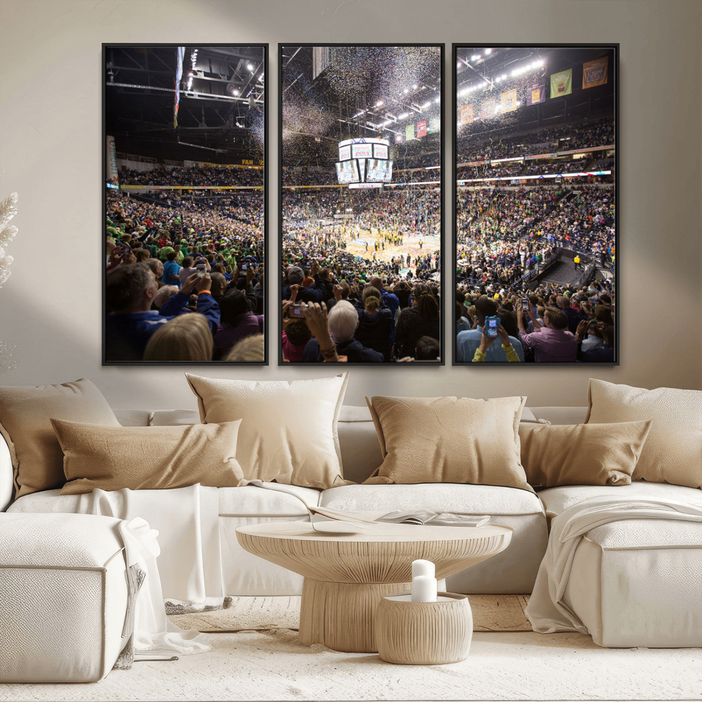 MGV-FC-48X32-3P - Bridgestone Arena Wall Art Canvas | Nashville Predators Hockey Team Print | Canvas Print | Ready to