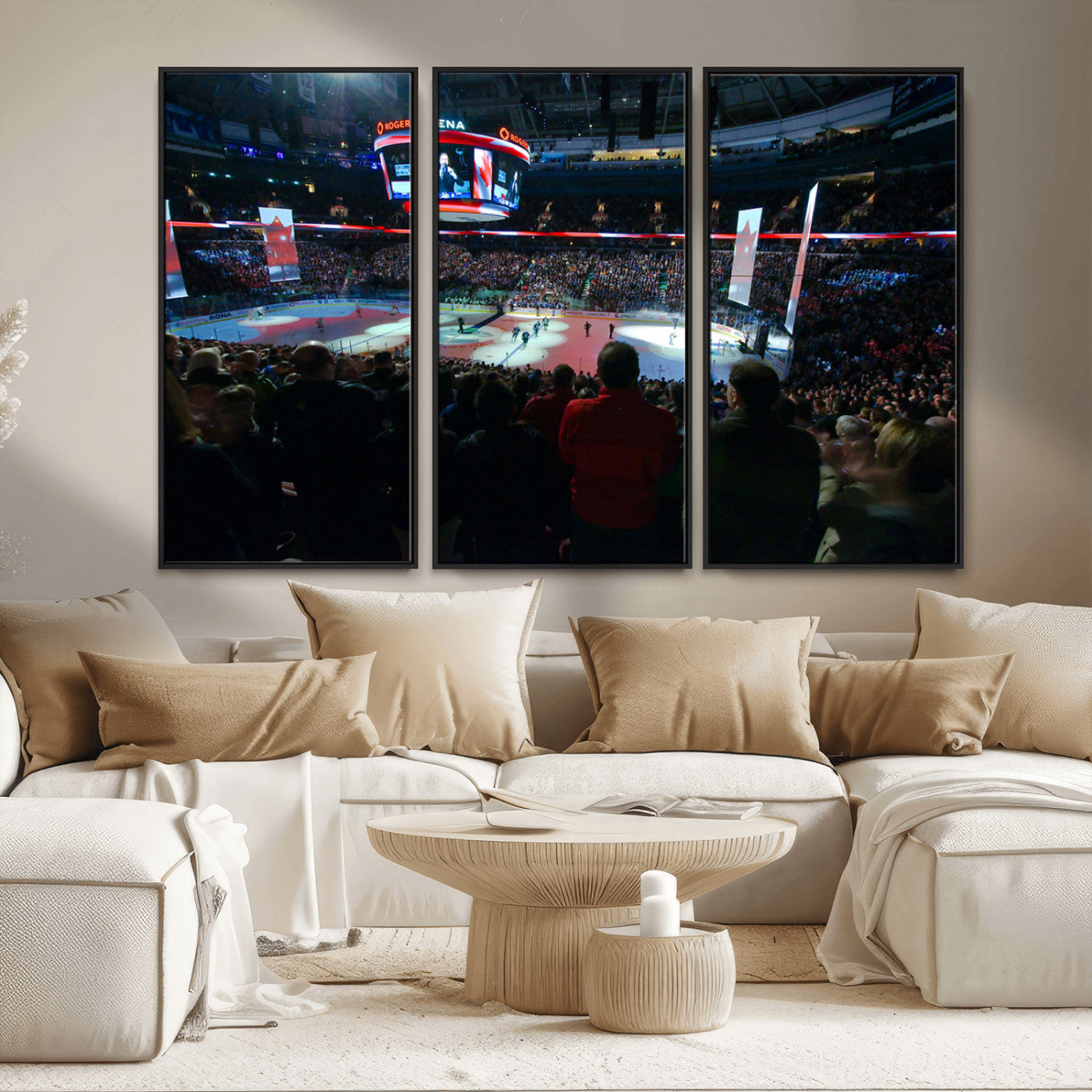 MGV-FC-48X32-3P - Rogers Arena Vancouver Canucks Ice Hockey Stadium Wall Art, Vancouver Canucks Ice Hockey Print