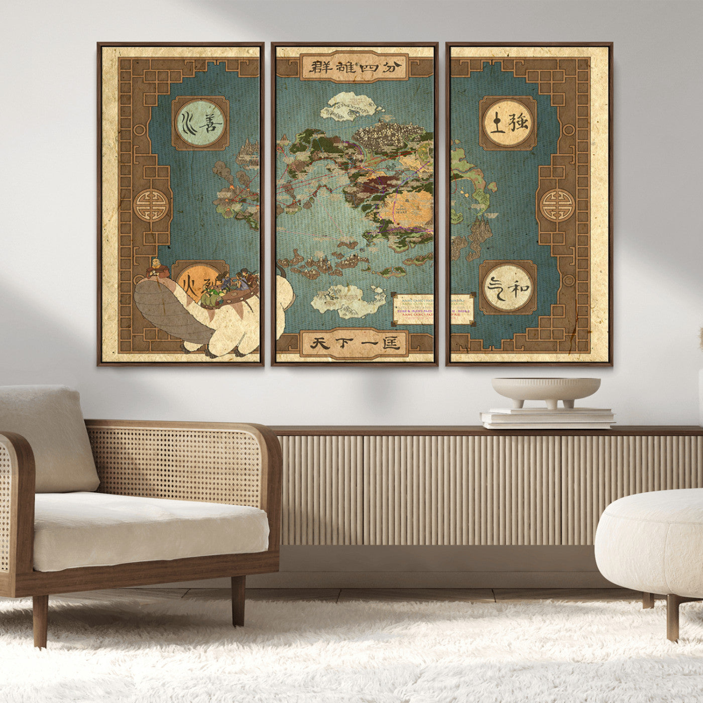 MGV-FC-48X32-3P - Push Pin World Map Canvas Print – Framed Wall Art for Couples to Track Their Travels – Anniversary