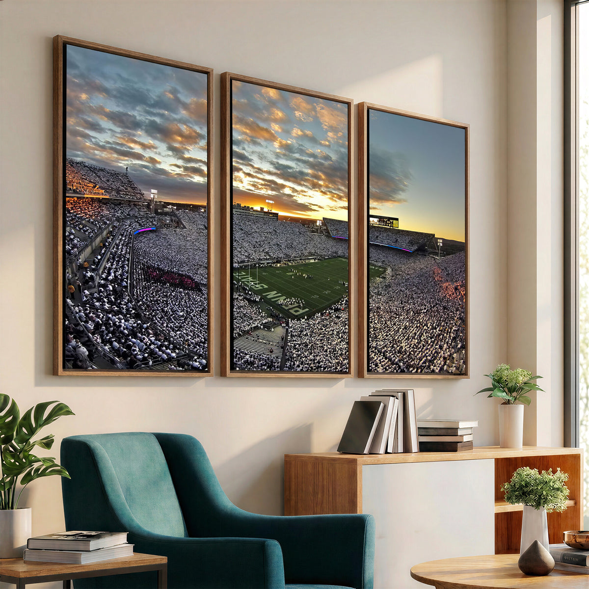 38807-MGV-CV-36X24 - Beaver Stadium Wall Art, Penn State Stadium Wall Art | Penn State Nittany Lions Football