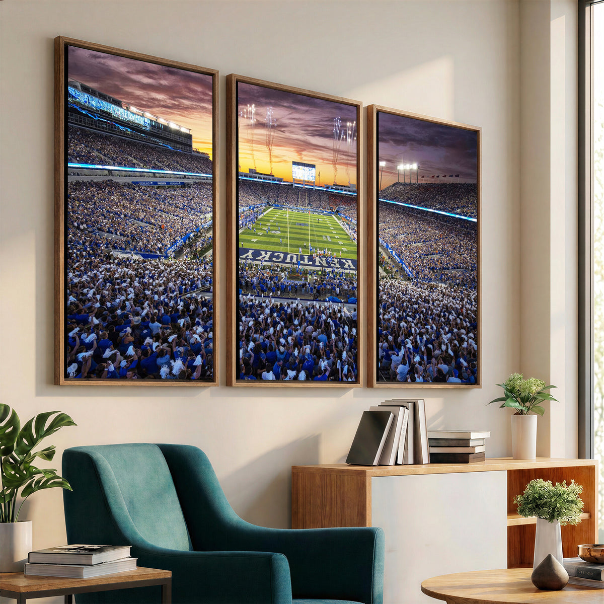 78524-MGV-CV-36X24 - Kroger Field Wall Art Print, Kentucky Stadium Wall Art