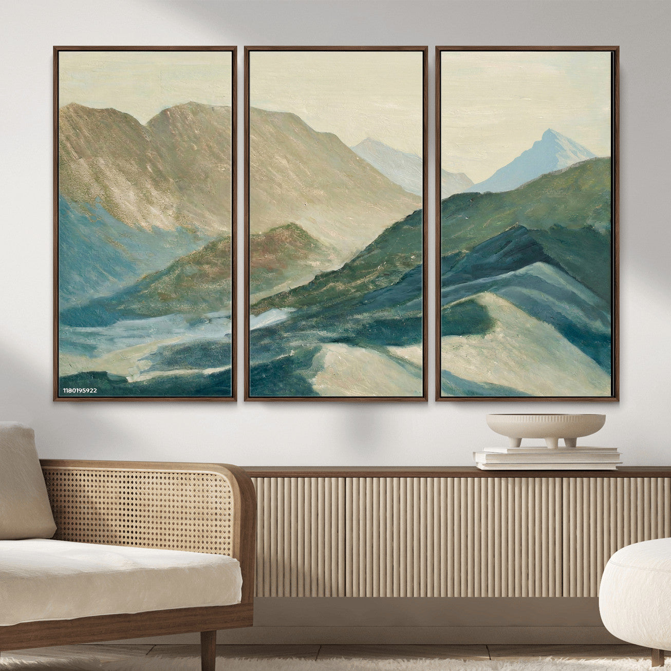 33629523-MGV-CV-36X24 - Shemelina Mountain Landscape, Mountains at Dawn Wall Art Canvas Print